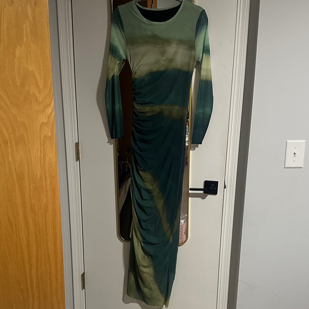 Women’s Tie-Dye Maxi Bodycon Dress
